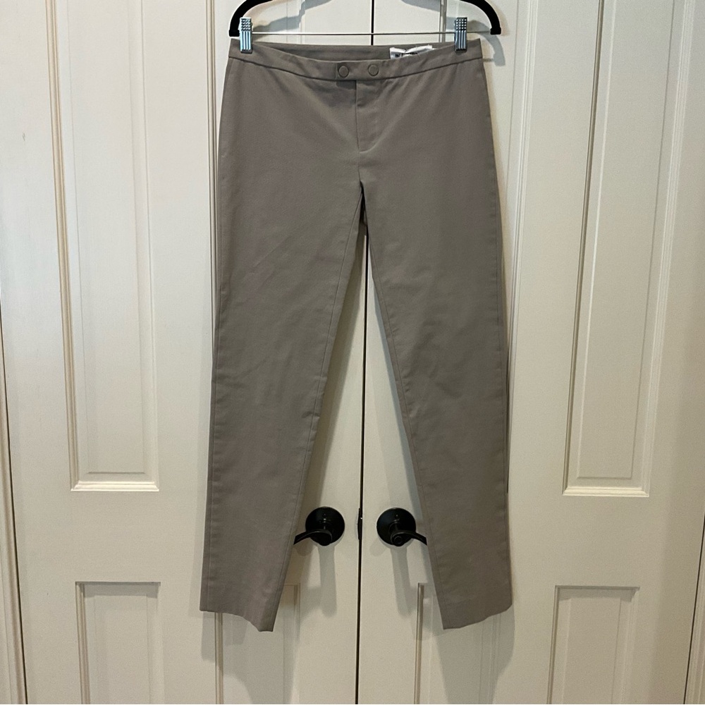 Hussein Chalayan “2 Button” Grey Straight Leg Pants, NWT